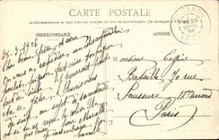 CPA Castle of Lancosme close Vendoeuvres (seen lawn)