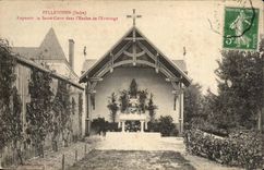 Pellevoisin CPA Ruheplatz des SAcr Herzens in der Einschliessung der Einsiedlerei