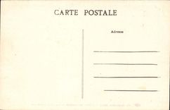 Nickelsilber CPA das Postgebaude und die Strasse Arclerc Descottes