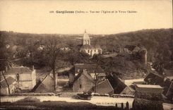 Gargilesse CPA Seen on the church and the old castle