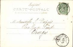 Chatre CPA Old wood houses