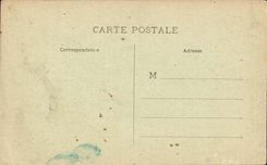 Villedieu on Indre CPA Places church