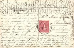 CPA Fantaisie Couple Il sait si bien dire je t'aime qu'un tendre coeur l'absout sans peine (couple)