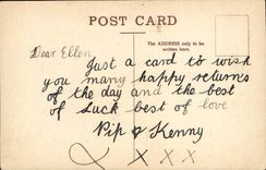 CPA Fantasy Fondest wishes Birthday Birthday