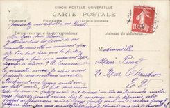 CPA Fantasy Wishes Happy New Year (woman and feurs) Thousand friendships