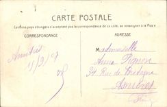 Holzerne Tauben CPA das der Steg als die Krahe fliegt