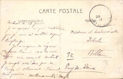 Courbevoie CPA eine Ecke des Parks (Garten)