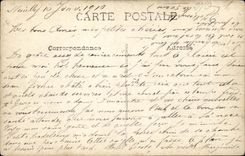 CARTE PHOTO Neuilly sur SEine (locataires a l'etage couple de 50 ans)