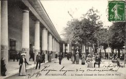 Contrexeville CPA die neue Kolonnade der Quellen (Mass des Parks)