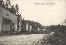 Der Krieg in den Vosges CPA mit dem Abfall der Wolbung