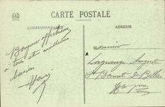 Tief von Sapt CPA zwischen Senomes Saales und Str sterben das Dorfchen von Launois