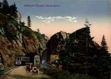 CPA Schlucht Hochvogesen Tunnel