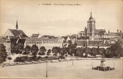 Colmar CPA Places Rapp and field of Mars