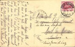 Elsassische CPA Elsass Kostum-Folklore