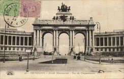 Belgium Brussels CPA monumental Arcade Park of the fiftieth anniversary