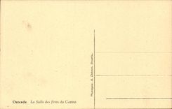 Belgium Ostend CPA the village hall of the casino