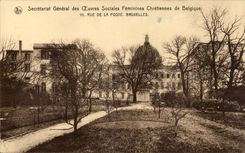 Belgium CPA General secretary of Christian female social works 111 rue de la posts Brussels