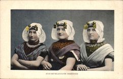 CPA Deutschland Zuid Bevelandsche Boerinnen