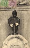 Belgium CPA Brussels Manneken Worse as a Belgian soldier