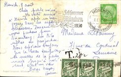 Allemagne Munchen CPA Blick aus Rathaus und Frauenkirche