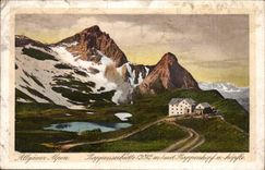 Suisse Algauer Alpen Rappensechutte mit Rappenkopf u kopfe