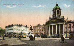 Belgium Brussels CPA Places royal