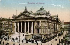 Belgium Brussels CPA the Stock Exchange