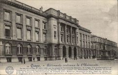 Belgium Liege CPA central Buildings of the university (university)