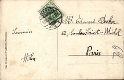 Allemagne Gruss aus Gundeslheim Schloss Hornegg CPA