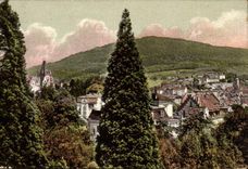 Germany CPA Baden Baden Blick vom Friesenberg