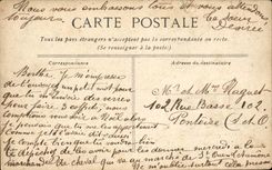 Saint Germain in Bush hammer CPA the royal alley