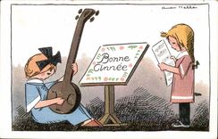 CPA Wishes Happy New Year (guitar children)