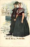 CPA Fantasy Zeeland (costume fokore illustrator)
