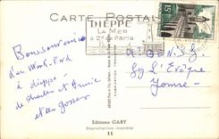 CPA Illustrateur Ces bons Normands J voudrais bien biser a ctheure queuque chose Rosette paysans ane donkey