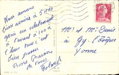 CPA Etre chauffeur de taxi c'est penible m'en parlez pas c'est un travail ecrasant chien dog