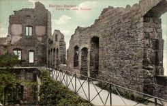 Germany Baden Baden CPA Left im alten Schloss