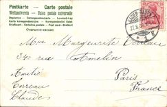 Germany Baden Baden CPA Bahnhof Parks