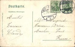 Deutschland Baden Baden CPA Gonneranlagen und Brucke