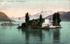 Suisse CPA LAc Leman ile de Salagnon