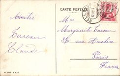 Suisse Lausanne CPA Vue generale depuis Beaulieu 