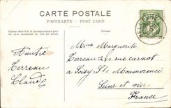 Switzerland Geneva CPA Bridge of Mont Blanc and Ile J J Rousseau