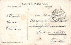 Suisse Bellegarde CPA La perte du Rhone