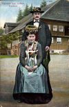 Germany CPA Tracten aus Gutach Brautpaar (folklore costumes)