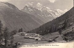 CPA Telechamp and the chain of Mont Blanc