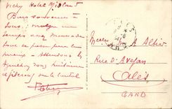 Vichy CPA Palais des sources