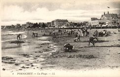 Pornichet CPA the beach (children)
