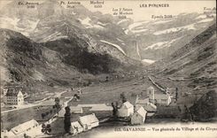 Gavarnie CPA View of the village and the circus
