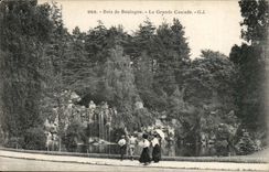 Bois de Boulogne CPA La grande cascade 