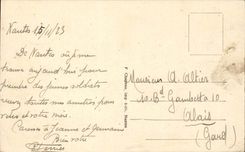 Nantes CPA the cathedral the door and the course Saint Pierre