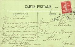 Nice CPA Panorama the castle and the Boron Mount